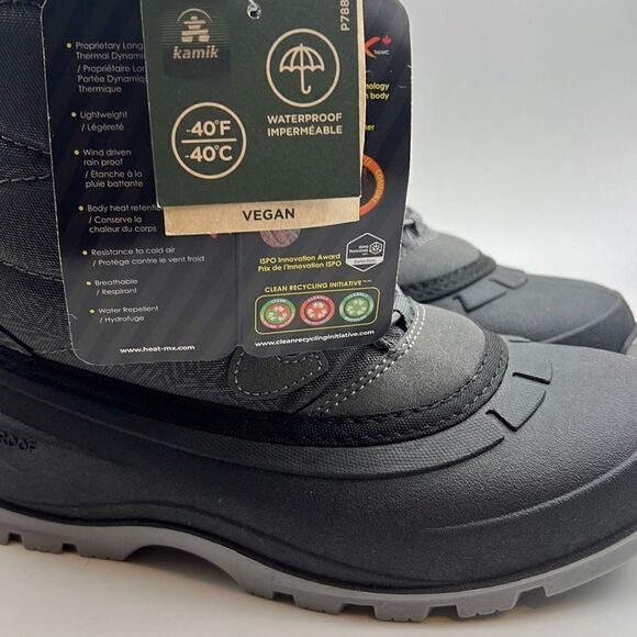 kamik The MOMENTUM 3 Winter Boot- Charcol color Women 7- NWB - Picture 3 of 10